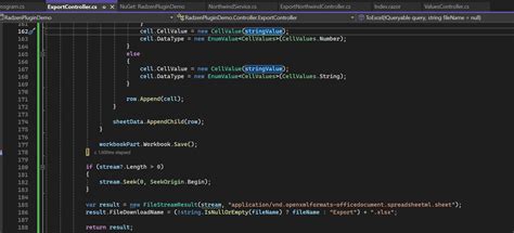 Blazor Export to Excel