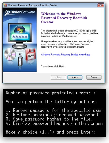 Windows Password Recovery Tool